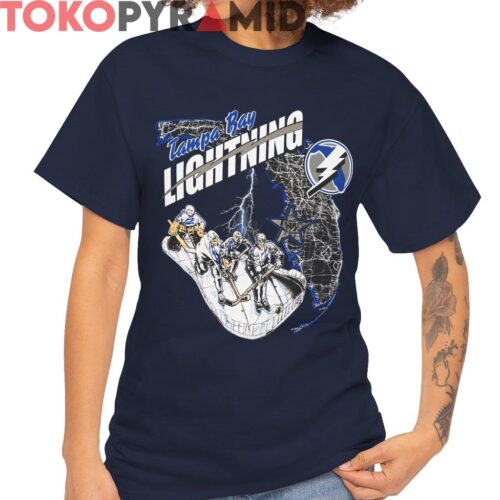 Rare Vintage 1991 Tampa Bay Lightning Hockey Shirt