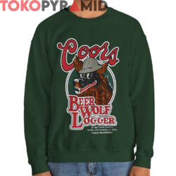 Rare Vintage 1992 Coors Beer Wolf Logger Shirt 2 Rare Vintage 1992 Coors Beer Wolf Logger Shirt