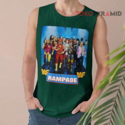 Rare Vintage 1992 Hulk Hogan Wwf Wrestling European Rampage Tank Top