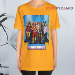 Rare Vintage 1992 Hulk Hogan Wwf Wrestling European Rampage Yellow T shirt