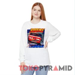 Rare Vintage 1993 Nascar Geoff Bodine T-shirt Thunderbird 4 Rare Vintage 1993 Nascar Geoff Bodine T shirt Thunderbird White Long sleeved