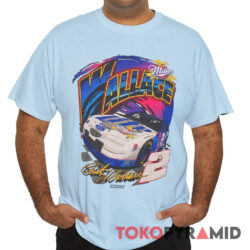 Rare Vintage 1993 Rusty Wallace Miller Racing Nascar Shirt