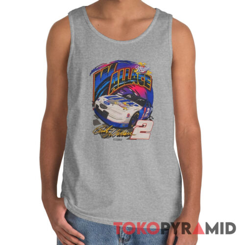 Rare Vintage 1993 Rusty Wallace Miller Racing Nascar Tank Top