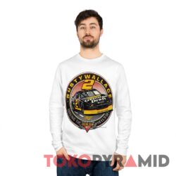 Rare Vintage 1993 Rusty Wallace Miller Racing Nascar T-shirt 3 Rare Vintage 1993 Rusty Wallace Miller Racing Nascar White Long sleeved