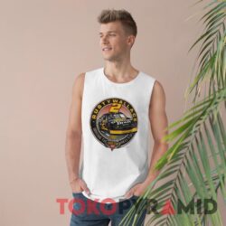 Rare Vintage 1993 Rusty Wallace Miller Racing Nascar White Tank Top