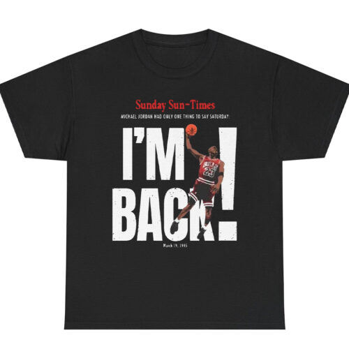 1995 Michael Jordan Im Back Shirt