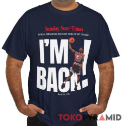 Rare Vintage 1995 Michael Jordan I'm Back T Shirt