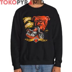 Rare Vintage 1995 Red Dog This Dog Rides Harley Shirt