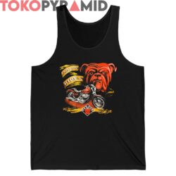 Rare Vintage 1995 Red Dog This Dog Rides Harley Shirt