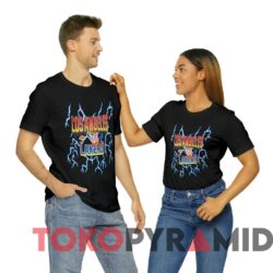 Rare Vintage 1996 Mitchell & Ness LA Lakers Lightning Tee Black T shirt