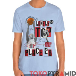 Rare Vintage 1997 Dennis Rodman Lonely At The Top Shirt