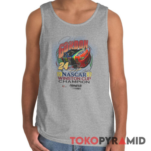 Rare Vintage 1997 Jeff Gordon Nascar Tee Winston Cup Champion Tank Top Rare Vintage 1997 Jeff Gordon Nascar Tee Winston Cup Champion Tank Top