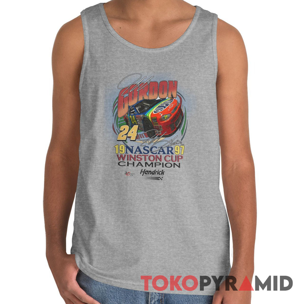 Rare Vintage 1997 Jeff Gordon Nascar Tee Winston Cup Champion Tank Top Rare Vintage 1997 Jeff Gordon Nascar Tee Winston Cup Champion Tank Top