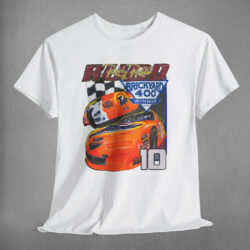 Rare Vintage 1997 Nascar Ricky Rudd 10 T-shirt Brickyard 400 Winner
