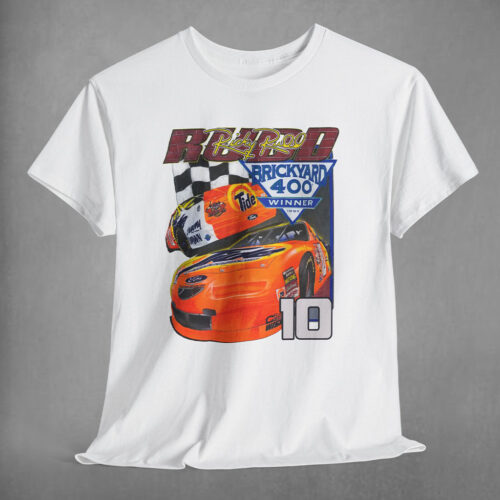 Rare Vintage 1997 Nascar Ricky Rudd 10 T-shirt Brickyard 400 Winner