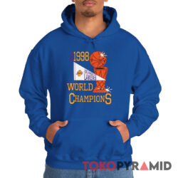 Rare Vintage 1998 Los Angeles Lakers World Champions Hoodie