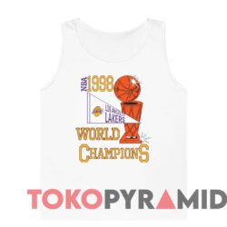 Rare Vintage 1998 Los Angeles Lakers World Champions Tee 2 Rare Vintage 1998 Los Angeles Lakers World Champions Tee White Tanktop