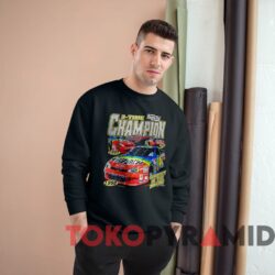 Rare Vintage 1998 Nascar Jeff Gordon 3 Time Champion T-shirt 2 Rare Vintage 1998 Nascar Jeff Gordon 3 Time Champion Black Sweatshirt
