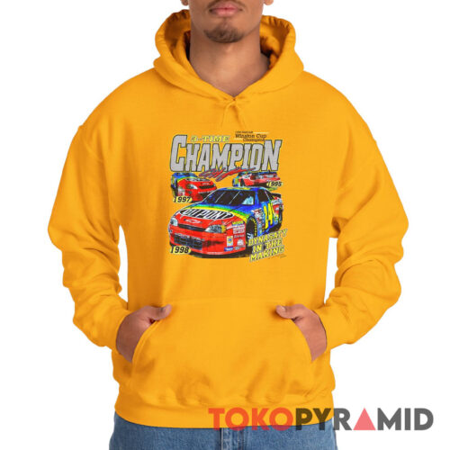 Rare Vintage 1998 Nascar Jeff Gordon 3 Time Champion Hoodie