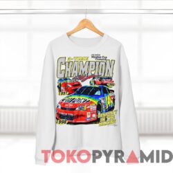Rare Vintage 1998 Nascar Jeff Gordon 3 Time Champion T-shirt 3 Rare Vintage 1998 Nascar Jeff Gordon 3 Time Champion White Sweatshirt
