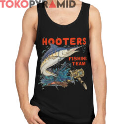 Rare Vintage 1999 Hooters Fishing Team Shirt 3 Rare Vintage 1999 Hooters Fishing Team Shirt