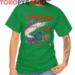 Rare Vintage 1999 Hooters Fishing Team Shirt 4 Rare Vintage 1999 Hooters Fishing Team Shirt