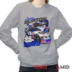 Rare Vintage 2000 Jeff Burton Nascar T shirt Coming On Strong Sweatshirt