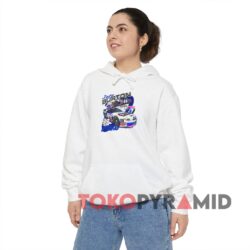 Rare Vintage 2000 Jeff Burton Nascar T shirt Coming On Strong White Hoodie