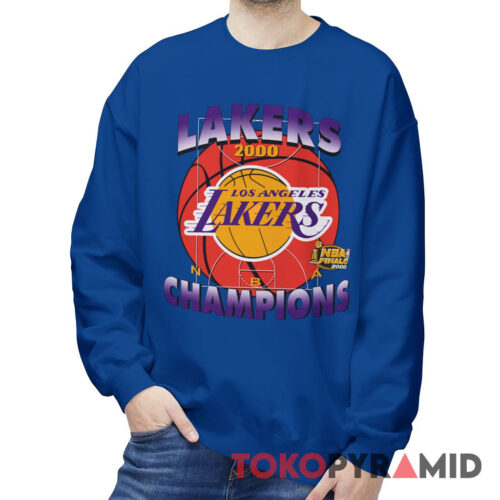Rare Vintage 2000 NBA Finals Los Angeles Lakers Champions Sweatshirt