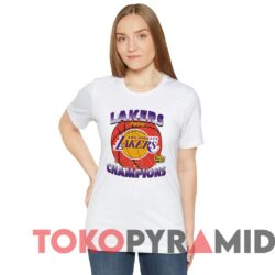 Rare Vintage 2000 NBA Finals Los Angeles Lakers Champions Tee White T shirt