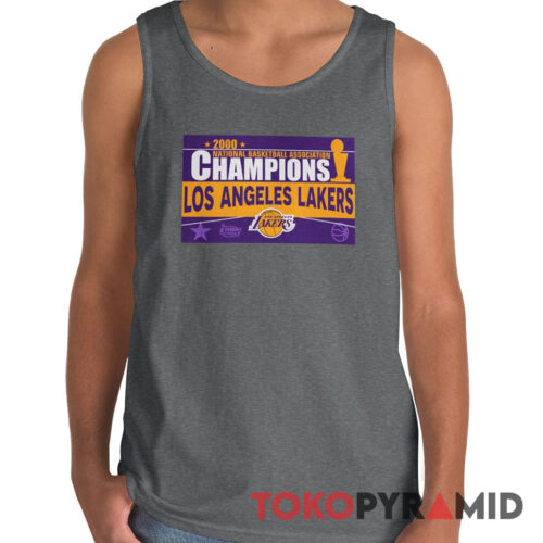 Rare Vintage 2000 NBA National Champions Los Angeles Lakers Tank Top