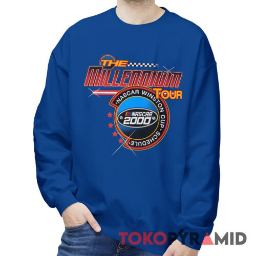 Rare Vintage 2000 Nascar Winston Cup Millennium Tour Sweatshirt