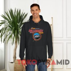 Rare Vintage 2000 Nascar Winston Cup Millennium Tour T Shirt Black Hoodie