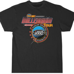 Rare Vintage 2000 Nascar Winston Cup Millennium Tour T-Shirt 5 Rare Vintage 2000 Nascar Winston Cup Millennium Tour T shirt Black T shirt