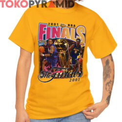 Rare Vintage 2001 Nba Finals Kobe Iverson Shirt - TokoPyramid