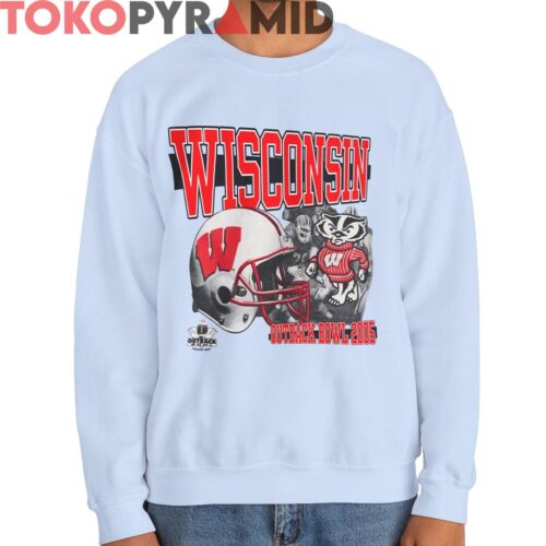Rare Vintage 2005 Wisconsin Badgers Outback Bowl Shirt