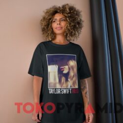 Rare Vintage 2013 Taylor Swift The Red Tour Tee Woman Black T shirt