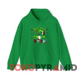 Rare Vintage 2020 Stink Stank Stunk Grinch Hand Face Mask Christmas Sweatshirt 2 Rare Vintage 2020 Stink Stank Stunk Grinch Hand Face Mask Christmas Sweater Green Hoodie