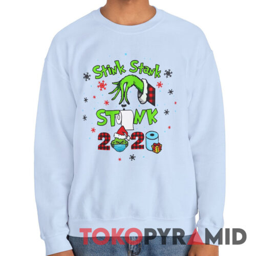 Rare Vintage 2020 Stink Stank Stunk Grinch Hand Face Mask Christmas Sweatshirt Rare Vintage 2020 Stink Stank Stunk Grinch Hand Face Mask Christmas Sweatshirt