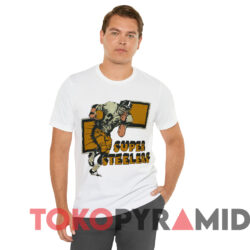 Rare Vintage 70s Super Steelers T shirt White T shirt