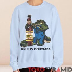 Rare Vintage 80s Dixie Beer Only In Louisiana Shirt 3 Rare Vintage 80s Dixie Beer Only In Louisiana Sweatshirt