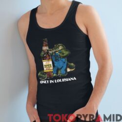 Rare Vintage 80s Dixie Beer Only In Louisiana Shirt 2 Rare Vintage 80s Dixie Beer Only In Louisiana Tank Top