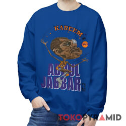 Rare Vintage 80s Los Angeles Lakers Kareem Abdul Jabbar Caricature Sweatshirt