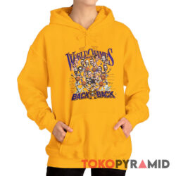 Rare Vintage 87 88 Lakers Salem Caricature Back To Back Champions Hoodie