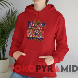 Rare Vintage 87-88 Lakers Salem Caricature Back To Back Champions Tee 4 Rare Vintage 87 88 Lakers Salem Caricature Back To Back Champions Tee Red Hoodie