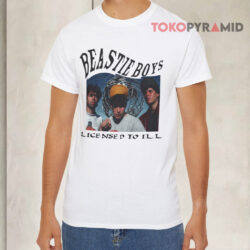 Rare Vintage 90s Beastie Boys Licensed To Ill White T shirt