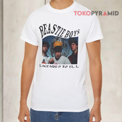 Rare Vintage 90s Beastie Boys Licensed To Ill White T shirt