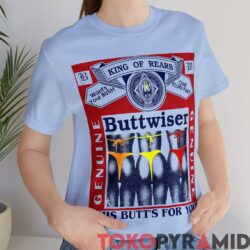 Rare Vintage 90s Buttwiser King Of Rears Shirt
