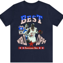 Rare Vintage 90's Chicago Bulls Lakers Michael Jordan and Magic Johnson Tee 5 Rare Vintage 90's Chicago Bulls Lakers Michael Jordan And Magic Johnson Tee Navy T shirt