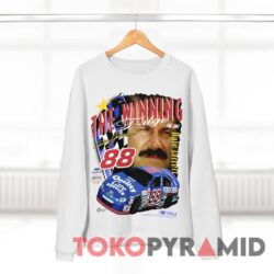 Rare Vintage 90s Dale Jarrett Nascar T-shirt The Winning Edge 4 Rare Vintage 90s Dale Jarrett Nascar T shirt The Winning Edge White Sweatshirt